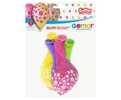 Gemar 12 cali 5 szt Kwiatuszki balony