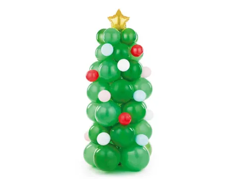 GIRLANDA BALONOWA choinka zestaw 161 cm