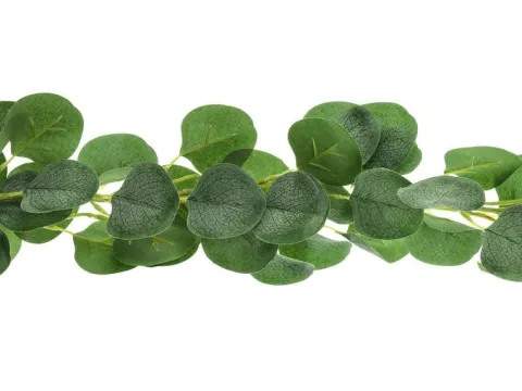 Girlanda Eukaliptus liście zielona 180 cm