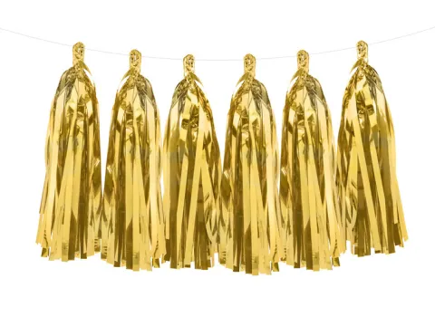 Girlanda frędzle Złote / Srebrne SYLWESTER party 30 x 150 cm