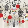 Girlanda świderki Dia de los Muertos 60 cm Halloween