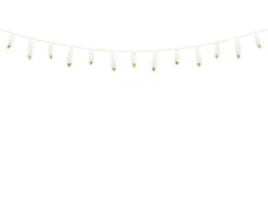 Girlanda wisząca białe piórka 160 cm