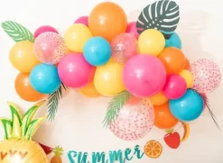 GIRLANDA BALONOWA gotowy zestaw - Hawaii Party