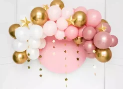 Girlanda balonowa RÓŻOWA 200 cm ZESTAW