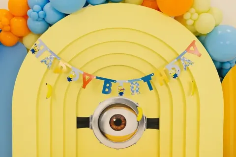 Girlanda Baner Happy Birthday Minionki 50x153 cm