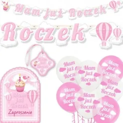 Girlanda baner MAM JUŻ ROCZEK 183 cm
