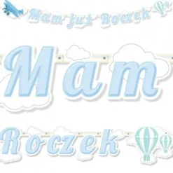 Girlanda baner MAM JUŻ ROCZEK 183 cm