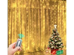 Girlanda lampki Świąteczne kurtyna 300 LED 3x3m