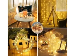 Girlanda lampki Świąteczne kurtyna 300 LED 3x3m