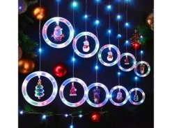 Girlanda lampki Świąteczne kurtyna 95 led multikolor 3 m