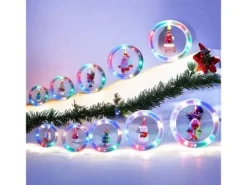 Girlanda lampki Świąteczne kurtyna 95 led multikolor 3 m