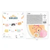 Girlanda papierowa Kotki kolorowe głowy 150 cm