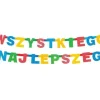 Girlanda "Wszystkiego Najlepszego"