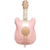 Gitara balon foliowy pastelowa różowa 46x89,5 cm