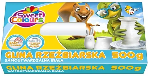Glina rzeźbiarska samoutwardzalna 500g BIAŁA OTOCKI