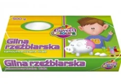 Glina rzeźbiarska samoutwardzalna 500g BIAŁA OTOCKI