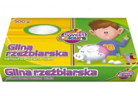 Glina rzeźbiarska samoutwardzalna 500g BIAŁA OTOCKI