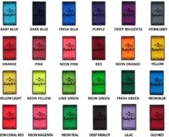 Global Colours farba do twarzy i ciała prostokątna 20g Dark Blue