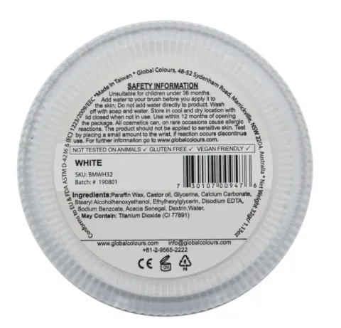 Global Colours farba do twarzy i ciała 32g