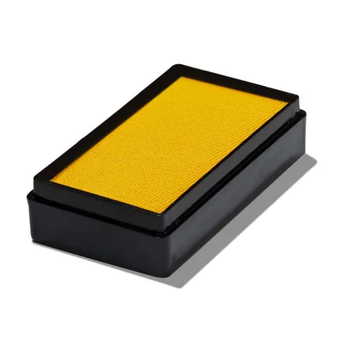 Global Colours farba do twarzy i ciała prostokątna 20g Yellow