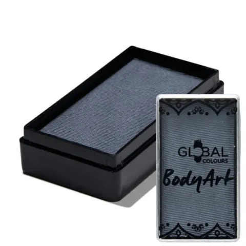 Global Colours farba do twarzy i ciała prostokątna 20g Stone Grey
