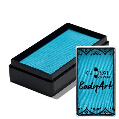 Global Colours farba do twarzy i ciała prostokątna 20g Baby Blue