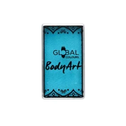 Global Colours farba do twarzy i ciała prostokątna 20g Baby Blue