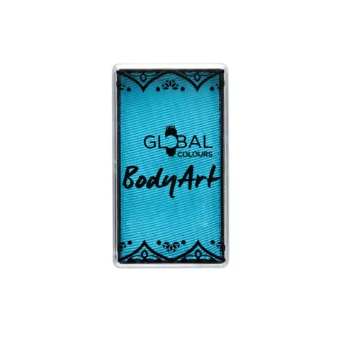 Global Colours farba do twarzy i ciała prostokątna 20g Baby Blue