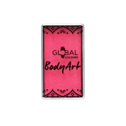 Global Colours farba do twarzy i ciała prostokątna 20g UV Neon Magenta
