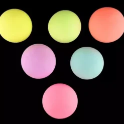 Gniotek sensoryczny piłka NEON świecąca w ciemności, średnica 7 cm mix kolorów
