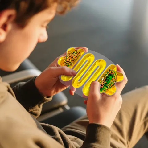 Gniotek sensoryczny z cieczą squishy niebieski Tullo
