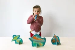 Gra dla dzieci Dmuchawka XL dinozaury