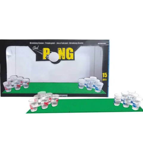 Gra imprezowa alkoholowa SHOT PONG zestaw