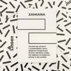 Gra planszowa WIEŻE - zestaw kart i drewnianych klocków