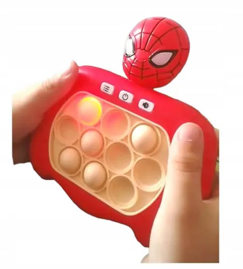 Gra POPIT Pop It Elektroniczna zręcznościowa Spiderman