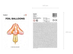 Grzybek Muchomor balon foliowy 66x75 cm