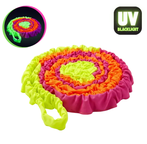 Guma sensoryczna animacyjna neonowa 3 kolorowa klasyczna 5 m + świecąca w UV