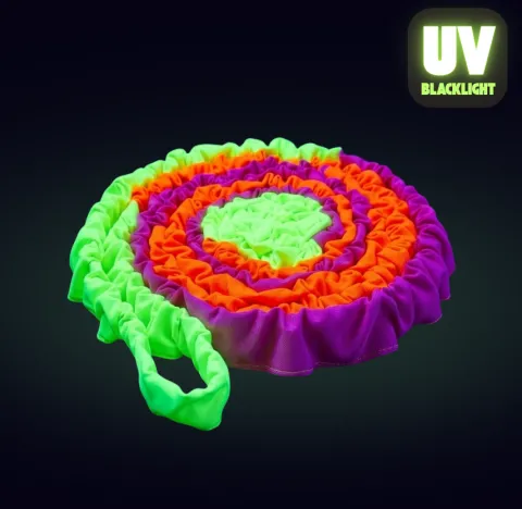Guma sensoryczna animacyjna neonowa 3 kolorowa klasyczna 3 m + świecąca w UV