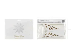 Gwiazda papierowa do zawieszenia Biała 50 cm