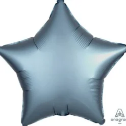 Gwiazdka satynowa balon foliowy Anagram 18'' grafitowa