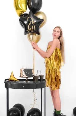 Gwiazdka Sto lat balon foliowy 40 cm różne kolory