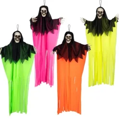 Halloweenowy Strach Duch NEON 90 cm