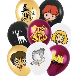 Harry Potter balony gumowe z nadrukiem 8 szt. mix