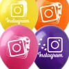 INSTAGRAM balon gumowy z nadrukiem 1 szt. mix