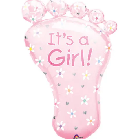 It's a Girl! Stópka Baby Shower balon foliowy Anagram 36''