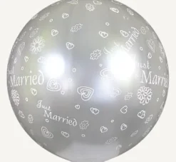 Just Married kula transparentny balon 0,75 m