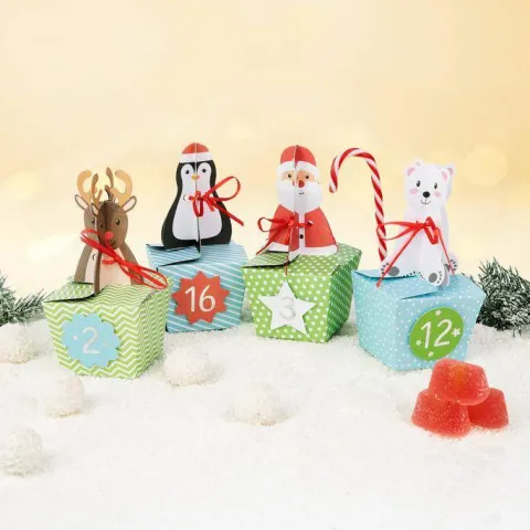 Kalendarz Adwentowy Figurki 24 szt. DIY