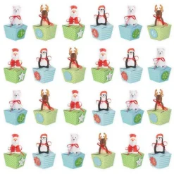 Kalendarz Adwentowy Figurki 24 szt. DIY