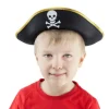 Kapelusz Pirata ze złotą lamówką S (dla dzieci)