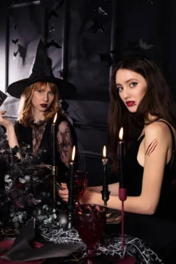 Kapelusz Wiedźmy Czarny klasyczny uniwersalny Halloween